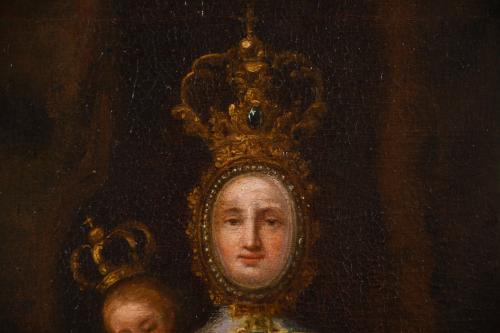 ESCUELA ESPAÑOLA, SIGLO XVIII. "VIRGEN DE VALVANERA".