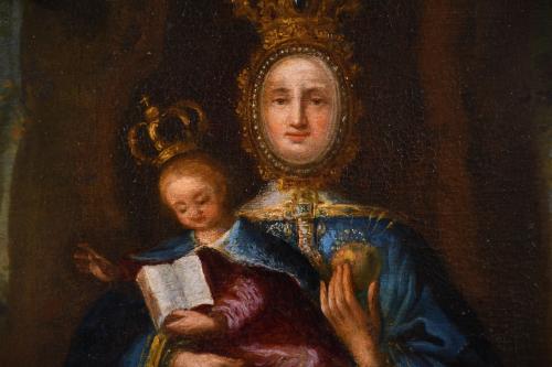 ESCUELA ESPAÑOLA, SIGLO XVIII. "VIRGEN DE VALVANERA".