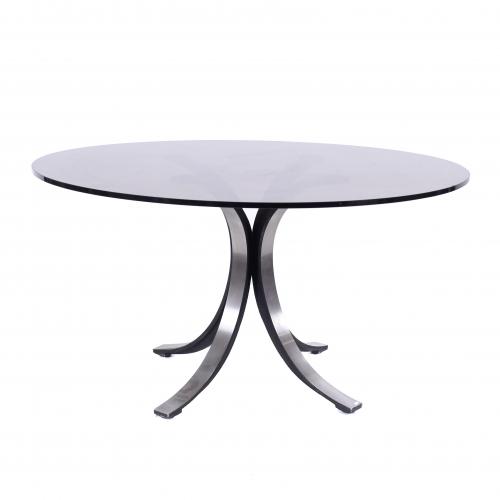 OSVALDO BORSONI (1911-1985) AND EUGENIO GERLI (1923-2013) FOR TECNO. DINING TABLE, MODEL T69, 1960-1969.