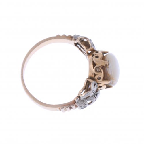 BELLE ÉPOQUE RING WITH PEARL.