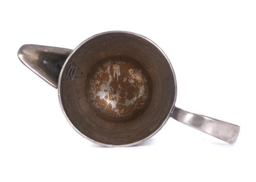 CIRCLE OF GARCÍA DE SAHAGÚN (1551-1617). SILVER SPOUTED PIT