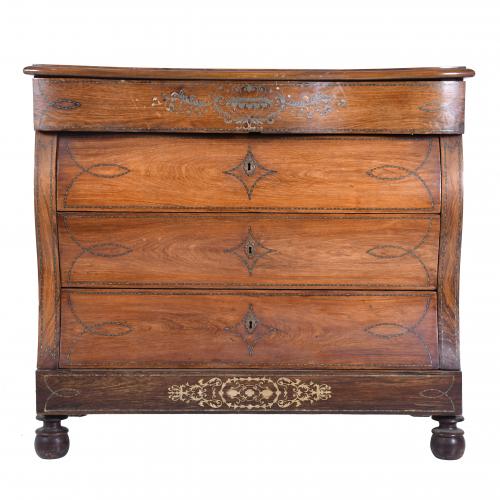 ELIZABETHAN CHEST OF DRAWERS, 19TH CENTURY.