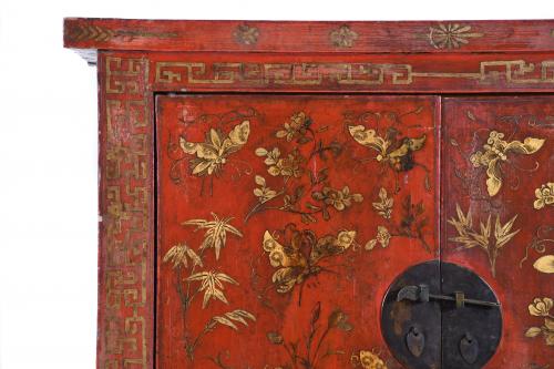 CHINESE WARDROBE, 20TH CENTURY.