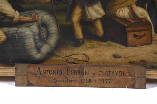 ANTONI FERRAN Y SATAYOL (1786-1857).  "LA POBLACIÓN DE BARC