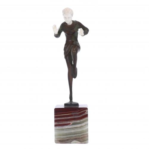 AFTER MODELS BY DEMÉTRE CHIPARUS (1886 – 1947). "DANCER".