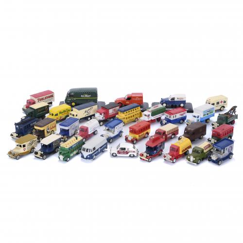 COLLECTION OF THIRTY-TWO TOY VEHICLES, 20TH CENTURY.