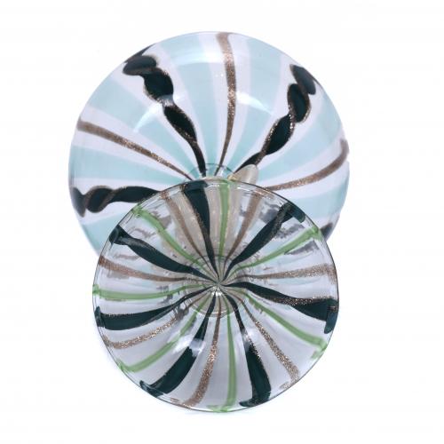 VENETIAN GOBLET IN MURANO GLASS, MID 20TH CENTURY.