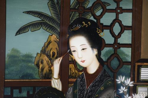 20TH CENTURY CHINESE SCHOOL. THREE GENRE SCENES.