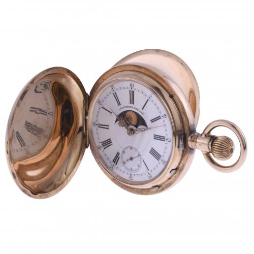 POCKET WATCH, CALENDIER BREVETE.