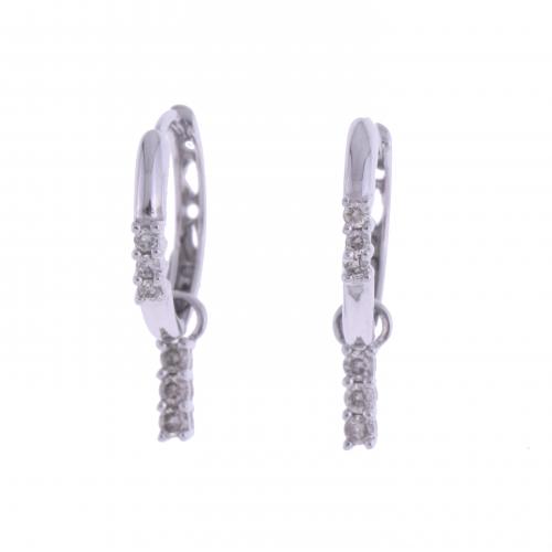 DIAMONDS DETACHABLE EARRINGS.