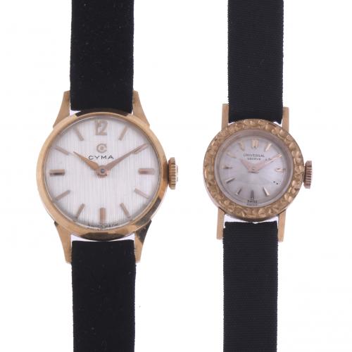 TWO WOMEN'S WRISTWATCHES.