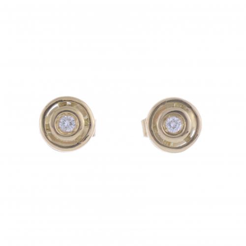 DIAMONDS STUD EARRINGS.