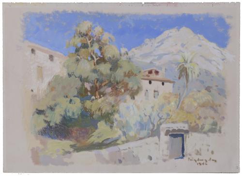 JOSEP PUIGDENGOLAS BARELLA (1906-1987). "PAISAJE".