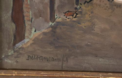 RAFAEL DURANCAMPS (1891-1979).  "EL PIANC" de Cadaqués.