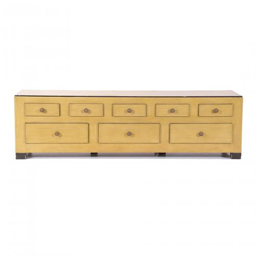 PERE COSP I VILLARÓ (1907-2007).  CREDENZA-STYLE LOW CABINET AFTER DANISH MODELS, CIRCA 1970.