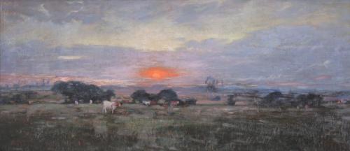 MIQUEL VILLÀ BASSOLS (1901-1988). "PAISAJE DE PERÚ", 1923.