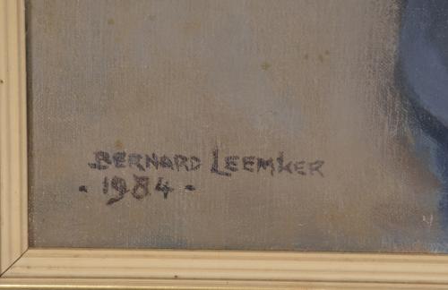 BERNARD LEEMKER (1899-1990).  "RETRATO NIÑO", 1984.