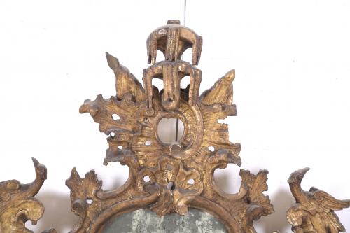 SPANISH ORNAMENTAL MIRROR FROM CHARLES III PERIOD. 