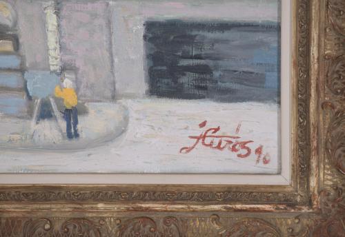 JORDI CURÓS (1930-2017).   "PUENTE ALEXANDRE III", París, 1