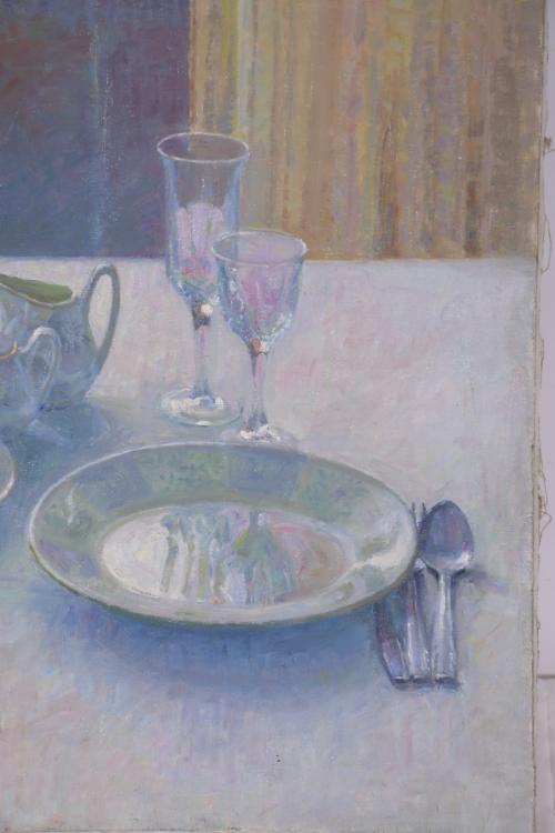 FRANCISCO ABAD DOBLAS. "LA MESA, CONTRALUZ".