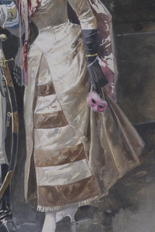 MANUEL PICOLO LOPEZ (1855-1912).  "PAREJA".