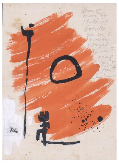 MATHIAS GOERITZ (1915-1990). Untitled, 1948.