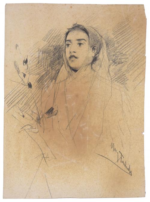 ARCADI MAS I FONDEVILA (1852-1934). "FIGURA FEMENINA".
