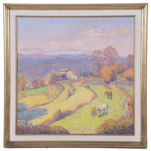 SEBASTIÀ CONGOST PLA (1919-2009).  "DES DE BATET", AUTUMN,