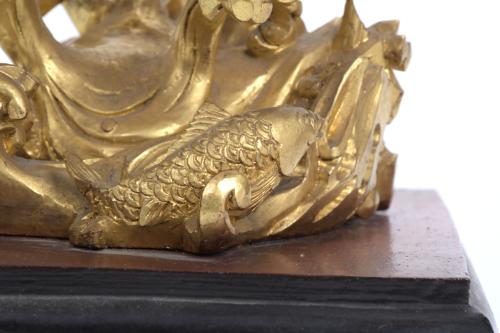 CHINESE SCHOOL, FIRST HALF 20TH CENTURY. CARVING IN THE SHA