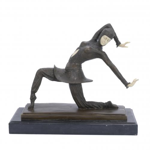 AFTER MODELS BY DEMÉTRE CHIPARUS (1886-1947). "KAMORNA".