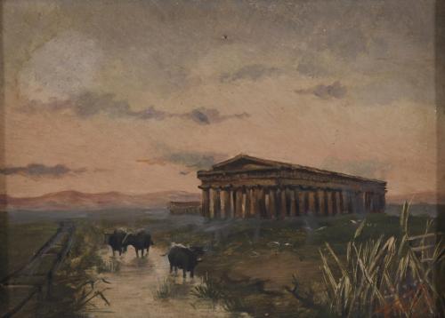 FRANCISCO PORTELA (1937). "RUINS AND BULLS".