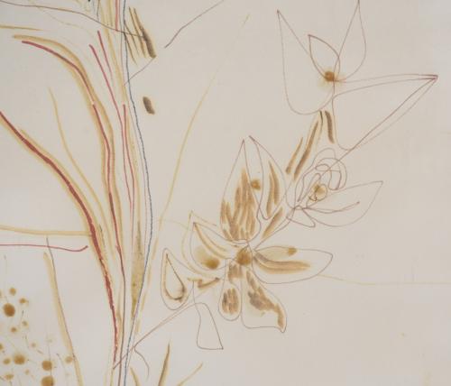 JOSEP GUINOVART (1927-2007). "FLOWERS", 25 - 12 - 1963.