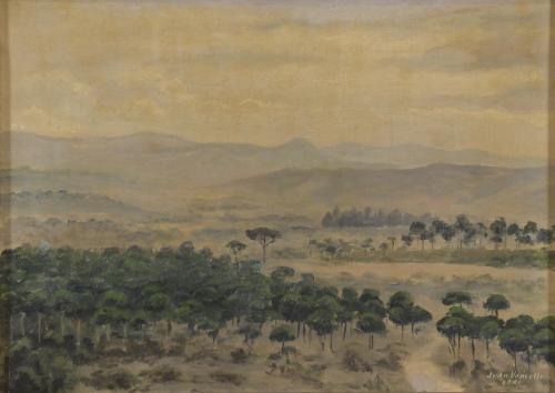 JUAN VANCELLS (1907-1950). "LANDSCAPE", 1941.