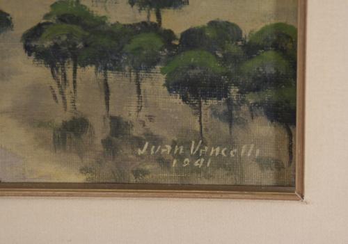 JUAN VANCELLS (1907-1950). "LANDSCAPE", 1941.