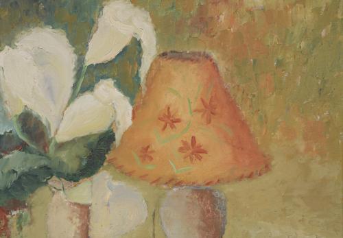 JOSEP GIMENO NAVARRO (1901-1955). "STILL LIFE WITH LAMP AND