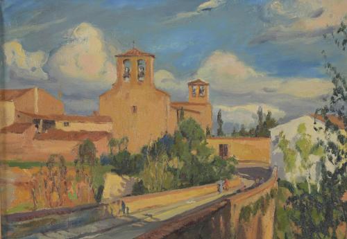 ISIDRE ODENA DAURA (1910-2008) "PONT DE SANT PERE", Tarrasa