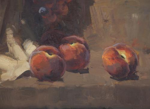 JOSEP SERRASANTA (1916-1998). "STILL LIFE WITH GRAPES AND P