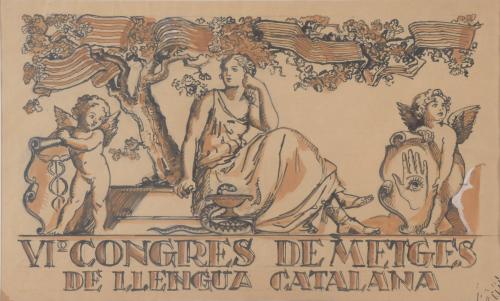 ORIGINAL FOR THE POSTER "VI CONGRÉS DE METGES DE LLENGUA CATALANA".