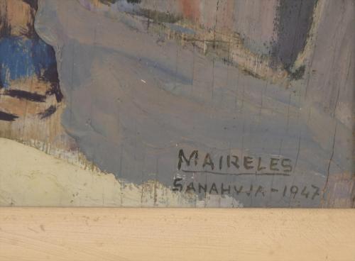 FRANCISCO MAIRELES VELA (1920-2000).  "VISTA DE SANAHUJA",