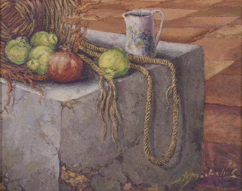 RAFAEL MOCHOLI (1930). "BODEGÓN", 1983.