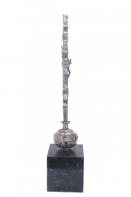 PROCESSIONAL CROSS, 19TH CENTURY.