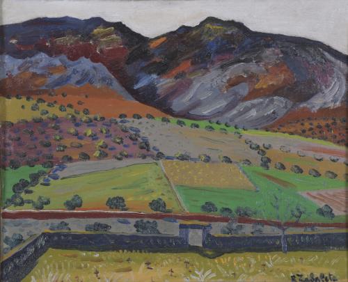 RAFAEL ZABALETA FUENTES (196-1960).  "LANDSCAPE".