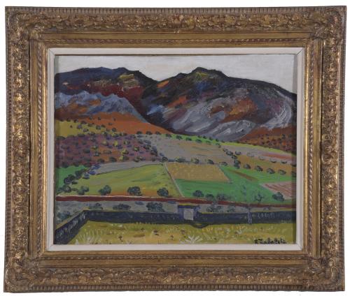 RAFAEL ZABALETA FUENTES (196-1960).  "LANDSCAPE".