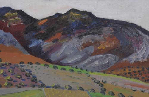RAFAEL ZABALETA FUENTES (196-1960).  "LANDSCAPE".