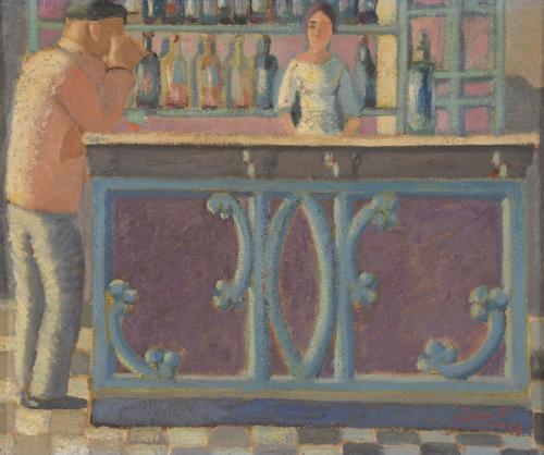 JORDI CURÓS (1930-2017).   "TABERNA", 1966.