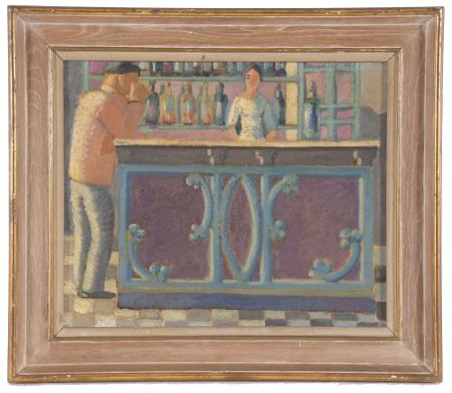 JORDI CURÓS (1930-2017).   "TABERNA", 1966.