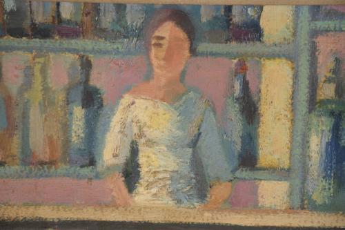 JORDI CURÓS (1930-2017).   "TABERNA", 1966.