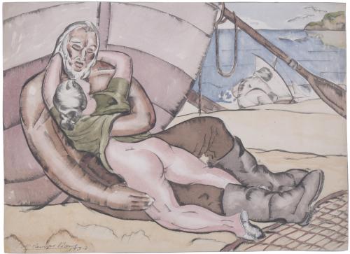MANUEL CAMPS-VICENS (1906-1986).   EROTIC DRAWING, 1934.