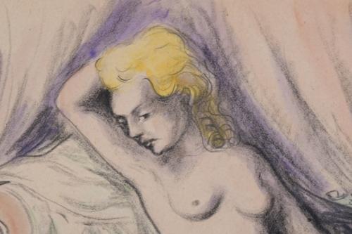 JOAN COMMELERAN CARRERA (1902-1992).  THREE EROTIC DRAWINGS