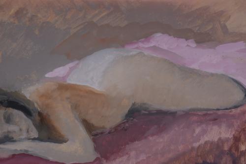 FRANCISCO CAMPS RIBERA (1895-1992).  "WOMAN LYING FACE DOWN